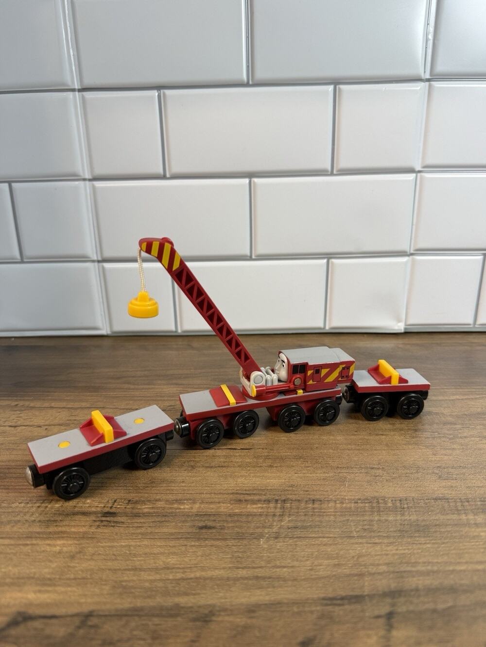 2003 Rocky the Crane – Thomas & Friends Wooden Railway Train Vehicle Complete